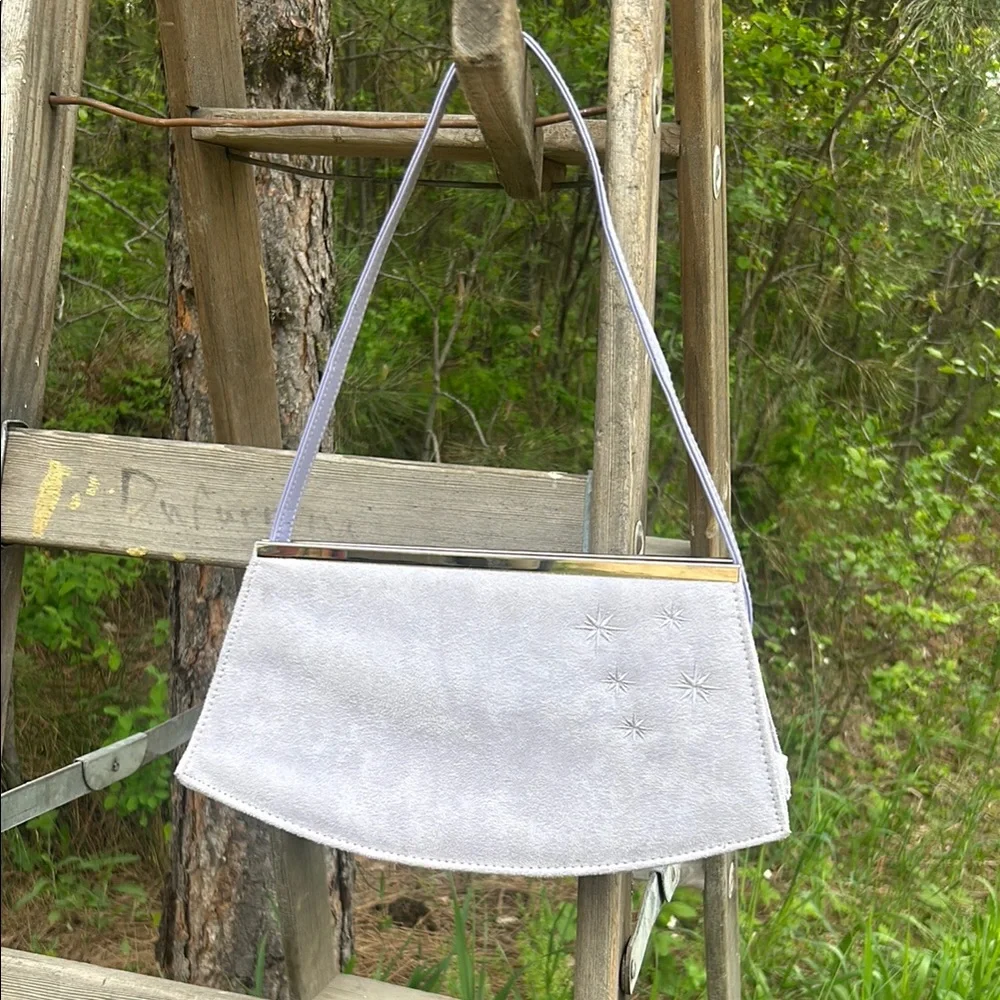 Nina Ricci perfumes Suede light purple Women's shoulder Bag - Picture 1 of 10